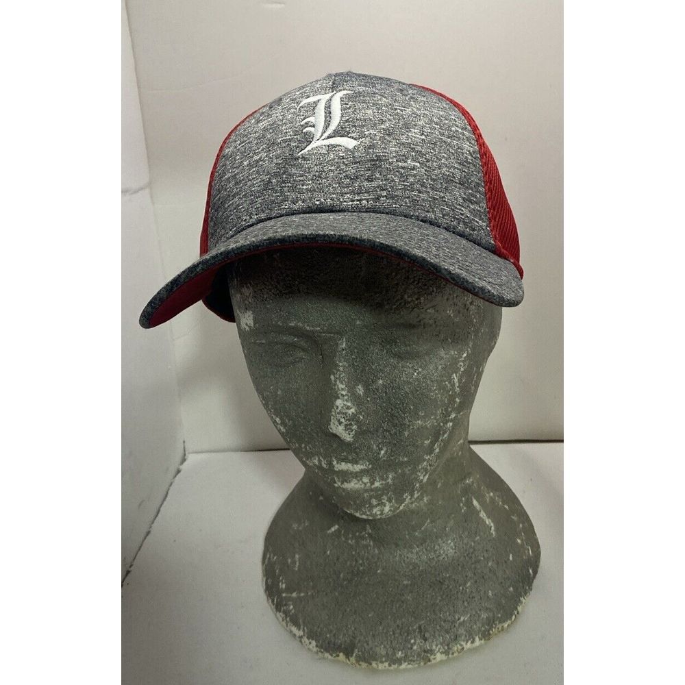 New Era 39thirty Louisville Cap Small-‎ Medium Red Gray